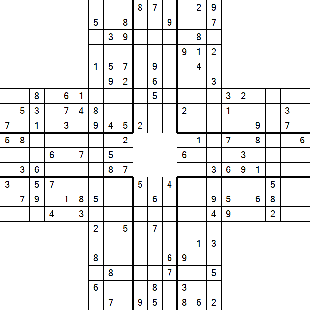 Sohei Sudoku - Difficile