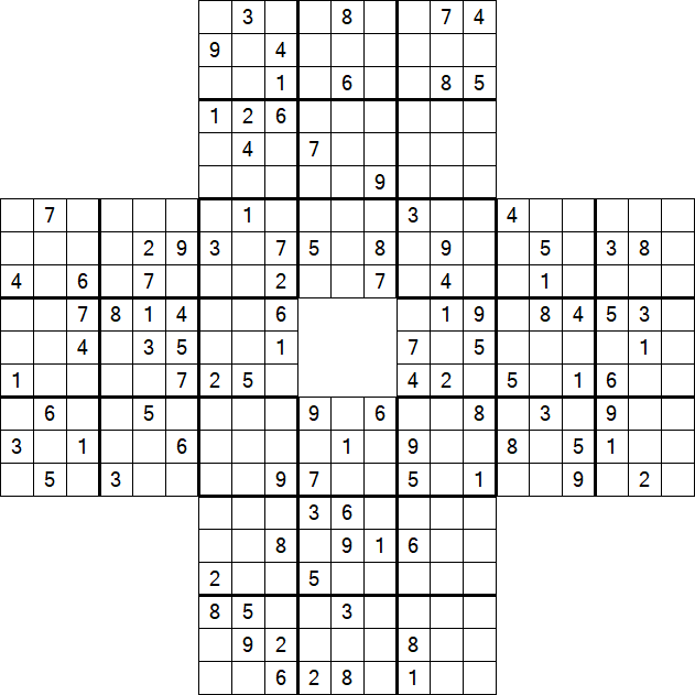 Sohei Sudoku - Difficile