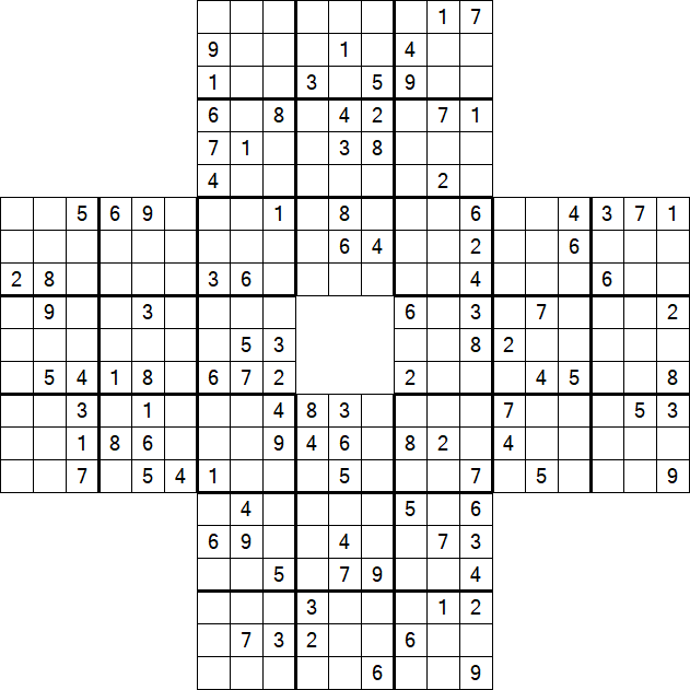 Sohei Sudoku - Difficile