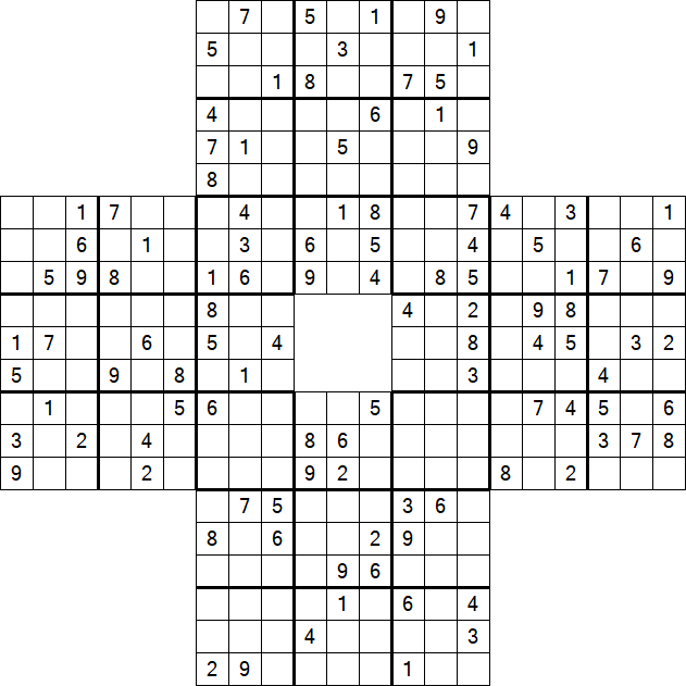 Sohei Sudoku - Difficile