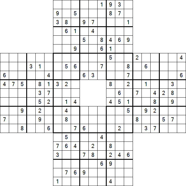 Sohei Sudoku - Difficile