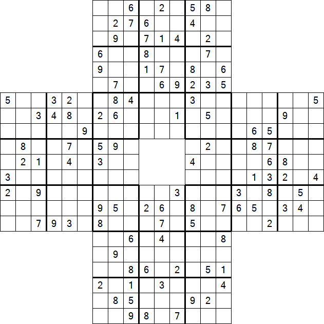 Sohei Sudoku - Difficile