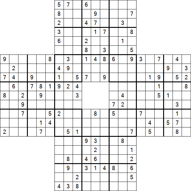 Sohei Sudoku - Difficile