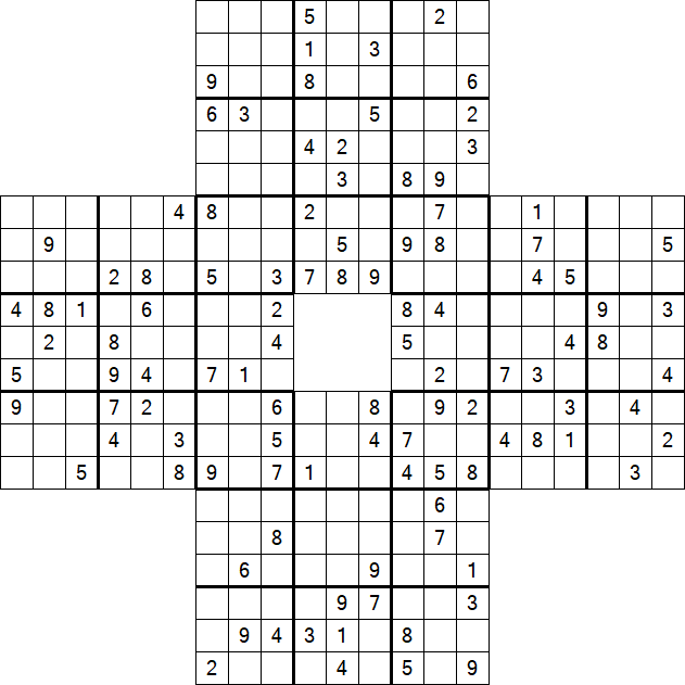 Sohei Sudoku - Difficile