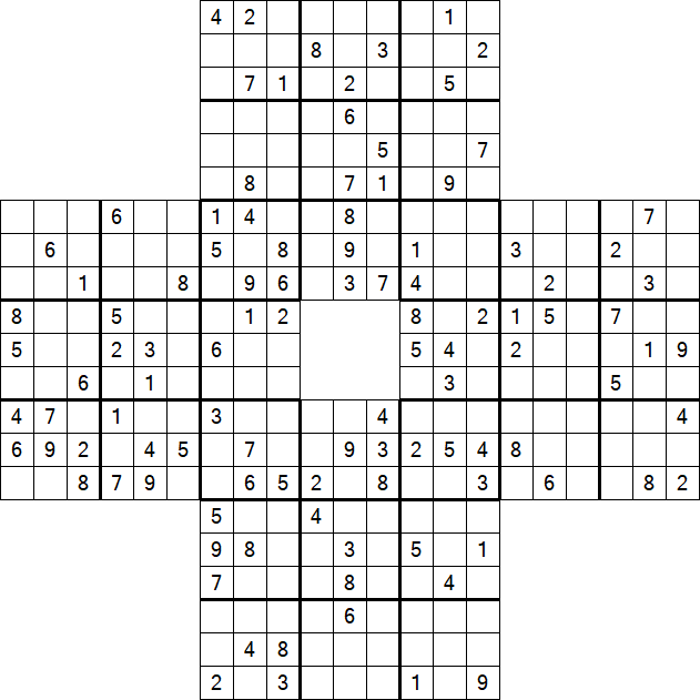 Sohei Sudoku - Difficile