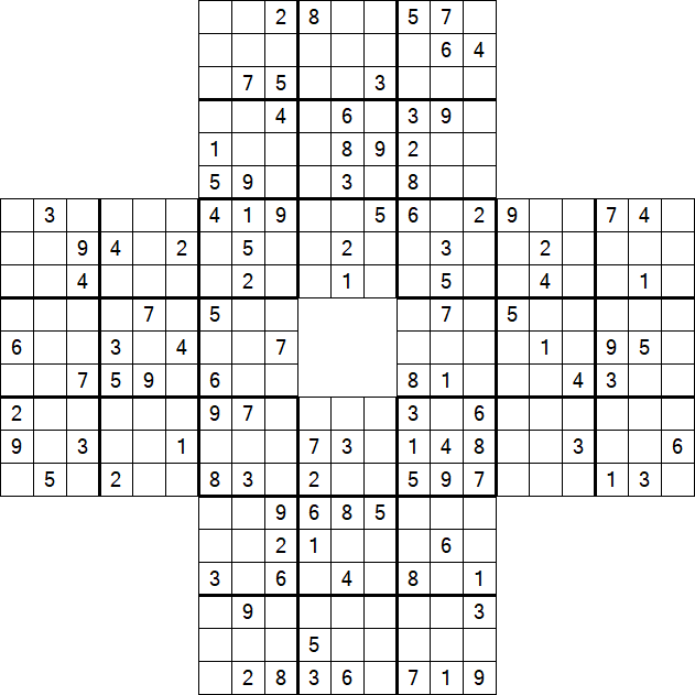 Sohei Sudoku - Difficile