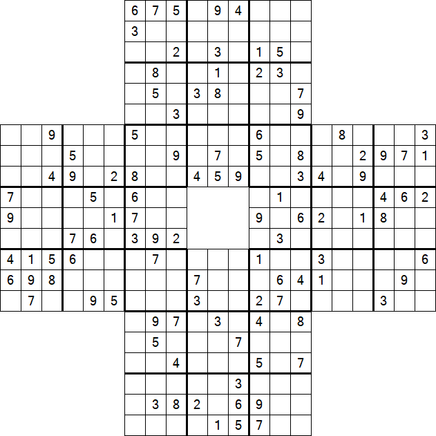 Sohei Sudoku - Difficile