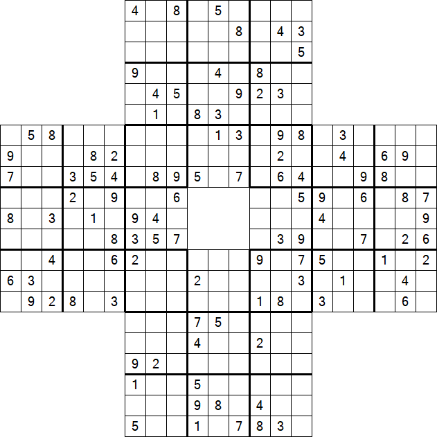 Sohei Sudoku - Difficile