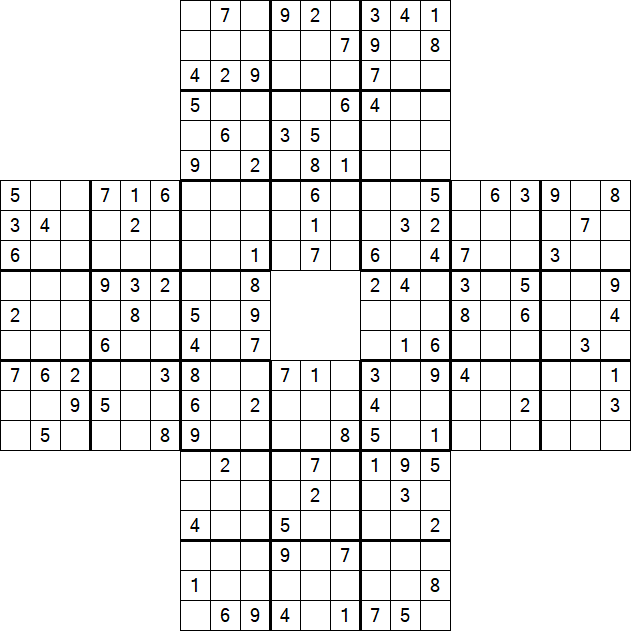 Sohei Sudoku - Difficile