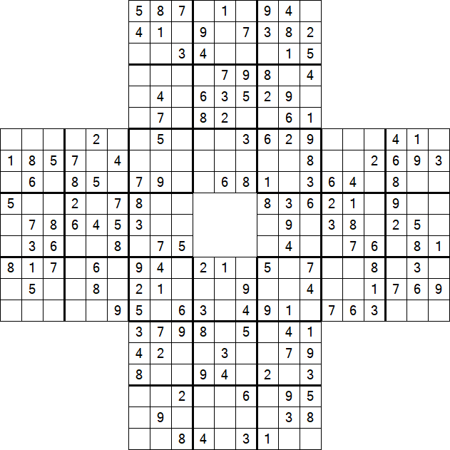 Sohei Sudoku - Moyen