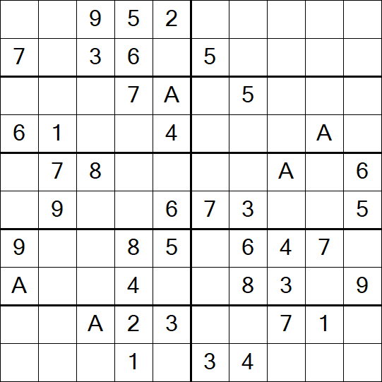 Sudoku 10x10 - Easy