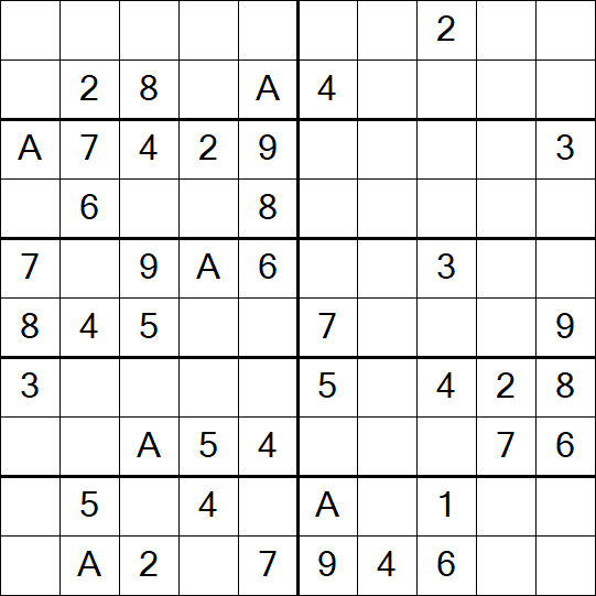 Sudoku 10x10 - Easy