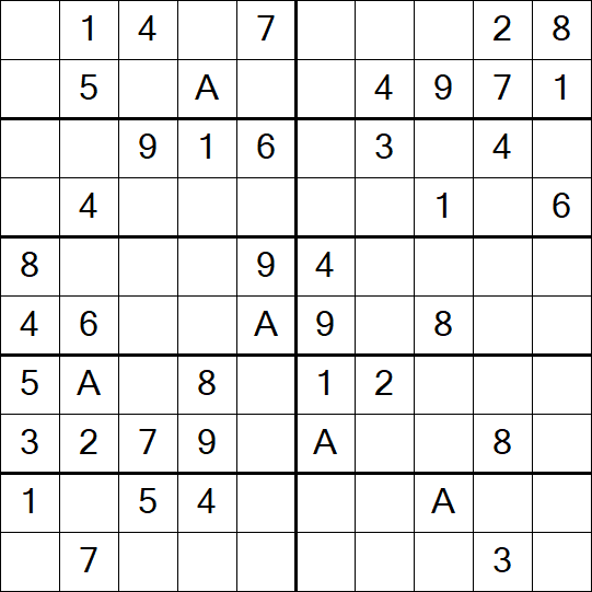 Sudoku 10x10 - Easy