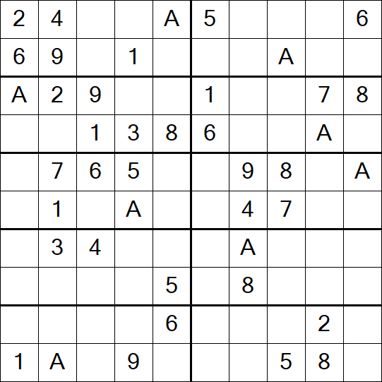 Sudoku 10x10 - Easy