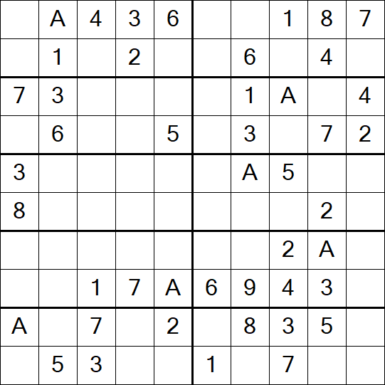 Sudoku 10x10 - Easy