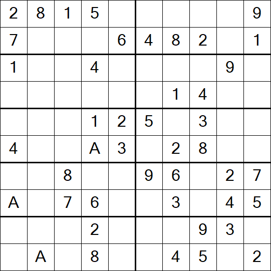 Sudoku 10x10 - Easy