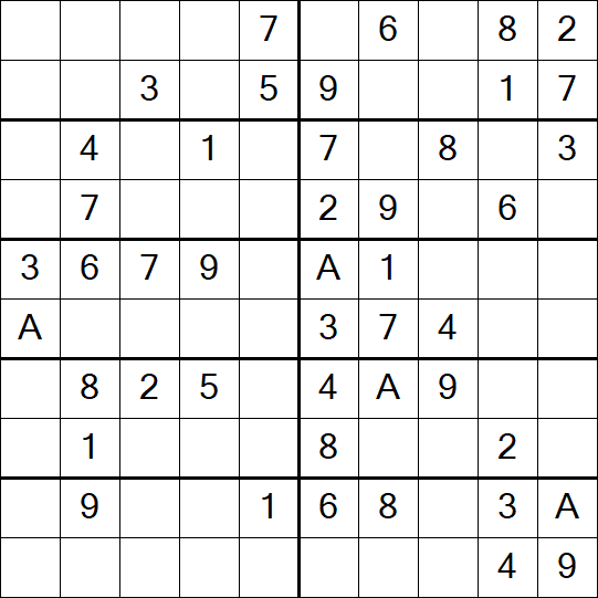 Sudoku 10x10 - Easy