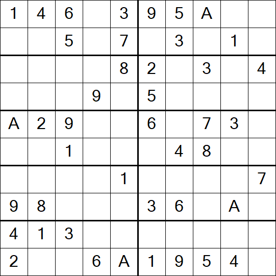Sudoku 10x10 - Easy