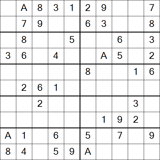 Sudoku 10x10 - Easy