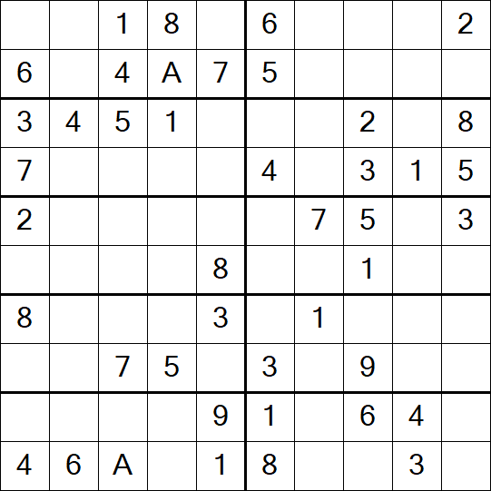 Sudoku 10x10 - Easy