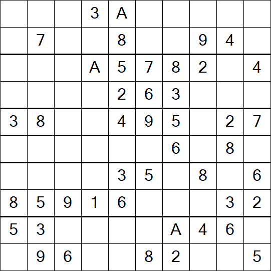 Sudoku 10x10 - Easy