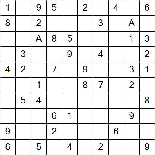 Sudoku 10x10 - Easy
