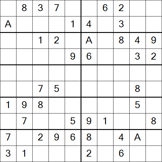 Sudoku 10x10 - Easy
