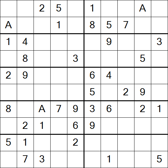 Sudoku 10x10 - Easy