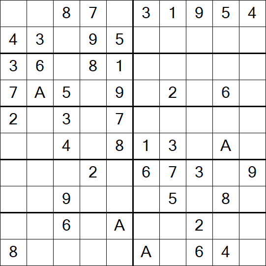 Sudoku 10x10 - Easy