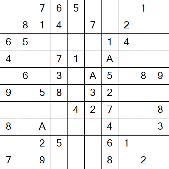 Sudoku 10x10 - Easy