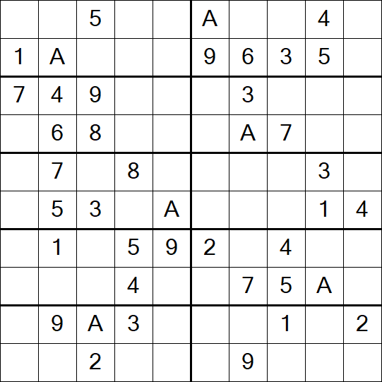 Sudoku 10x10 - Easy