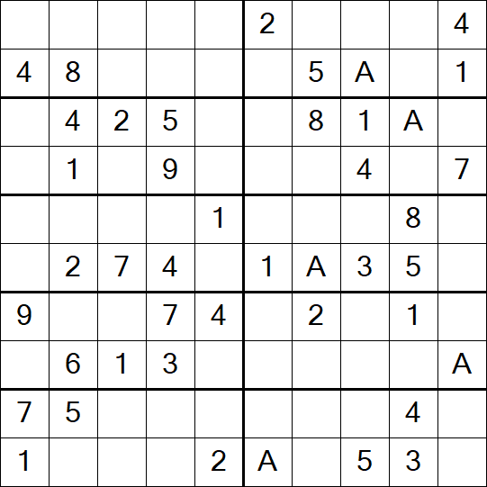 Sudoku 10x10 - Easy