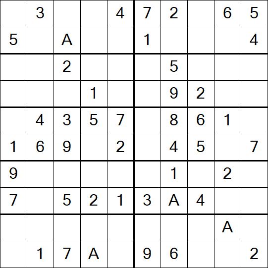 Sudoku 10x10 - Easy