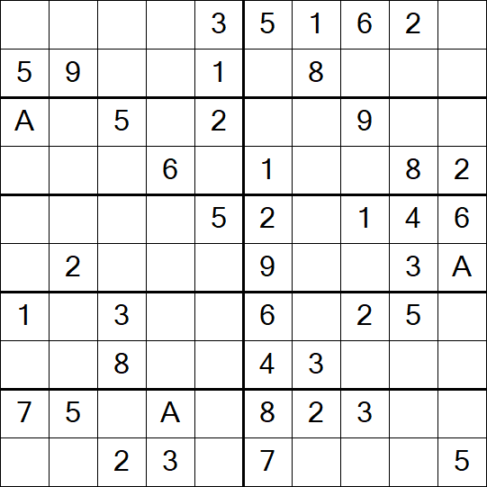 Sudoku 10x10 - Einfach