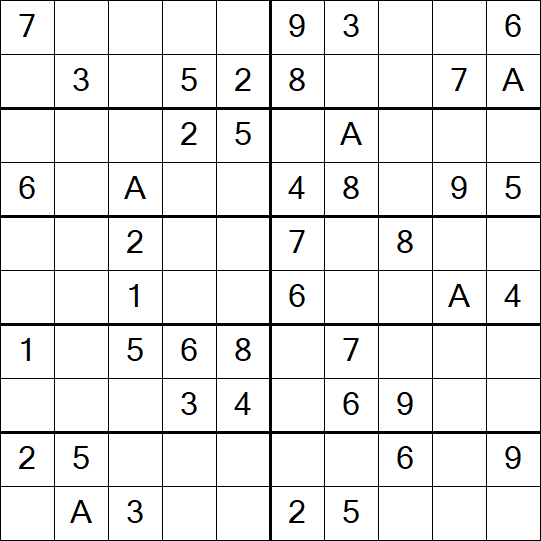 Sudoku 10x10 - Easy