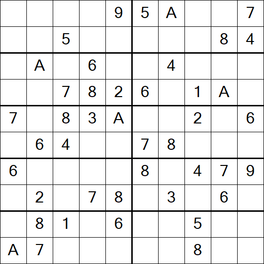 Sudoku 10x10 - Easy