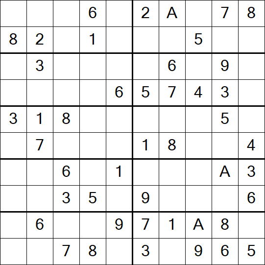 Sudoku 10x10 - Easy