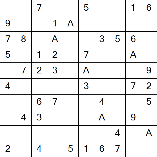 Sudoku 10x10 - Easy