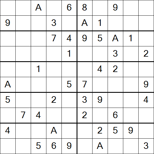 Sudoku 10x10 - Easy