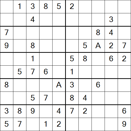 Sudoku 10x10 - Easy