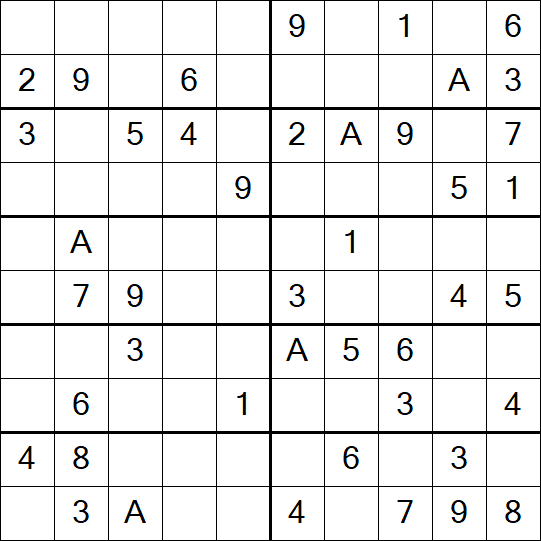 Sudoku 10x10 - Easy