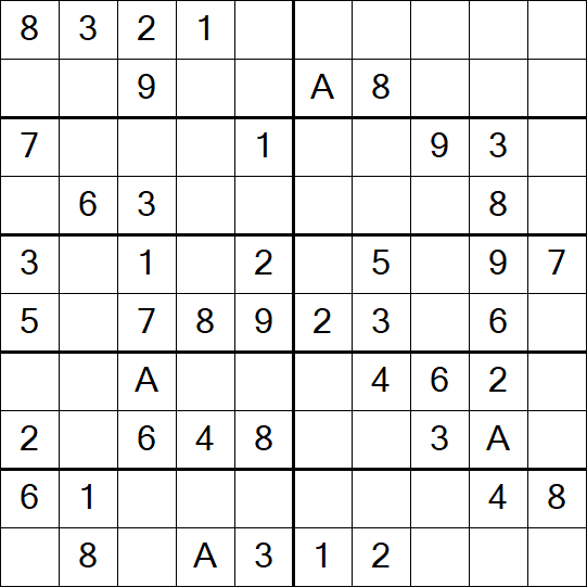 Sudoku 10x10 - Easy