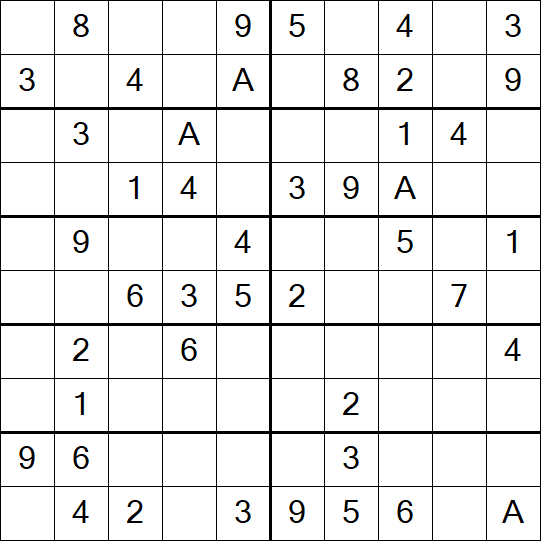 Sudoku 10x10 - Easy