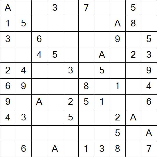 Sudoku 10x10 - Easy
