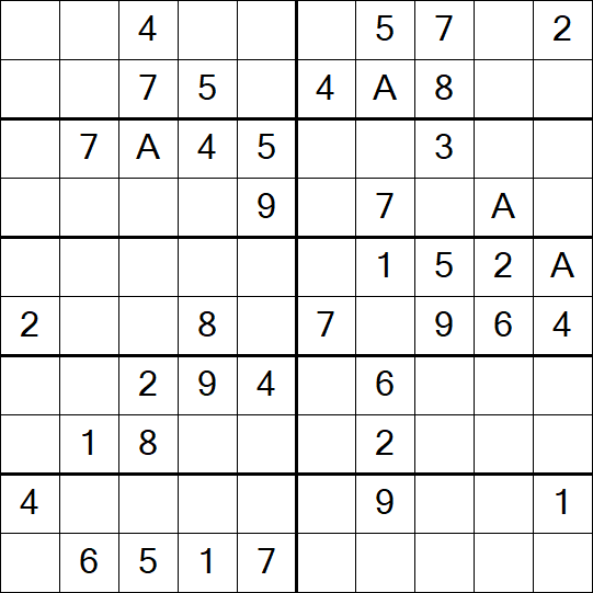 Sudoku 10x10 - Easy