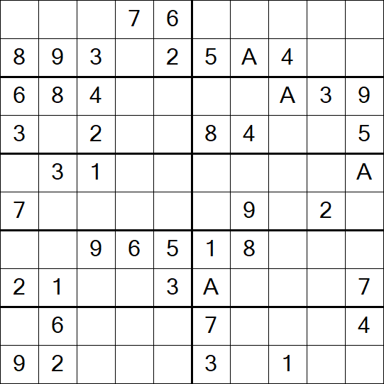 Sudoku 10x10 - Easy