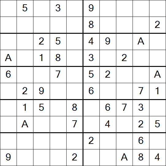 Sudoku 10x10 - Easy