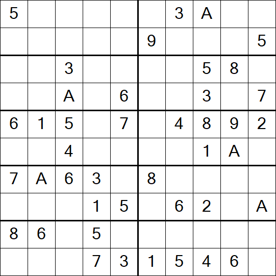 Sudoku 10x10 - Easy