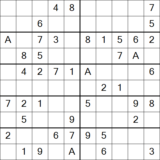 Sudoku 10x10 - Easy