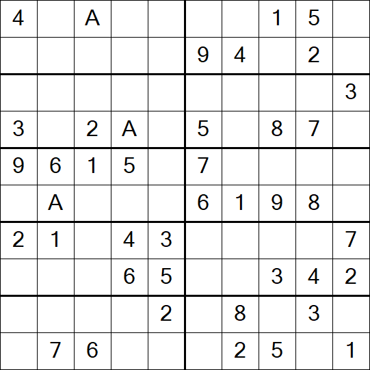 Sudoku 10x10 - Easy